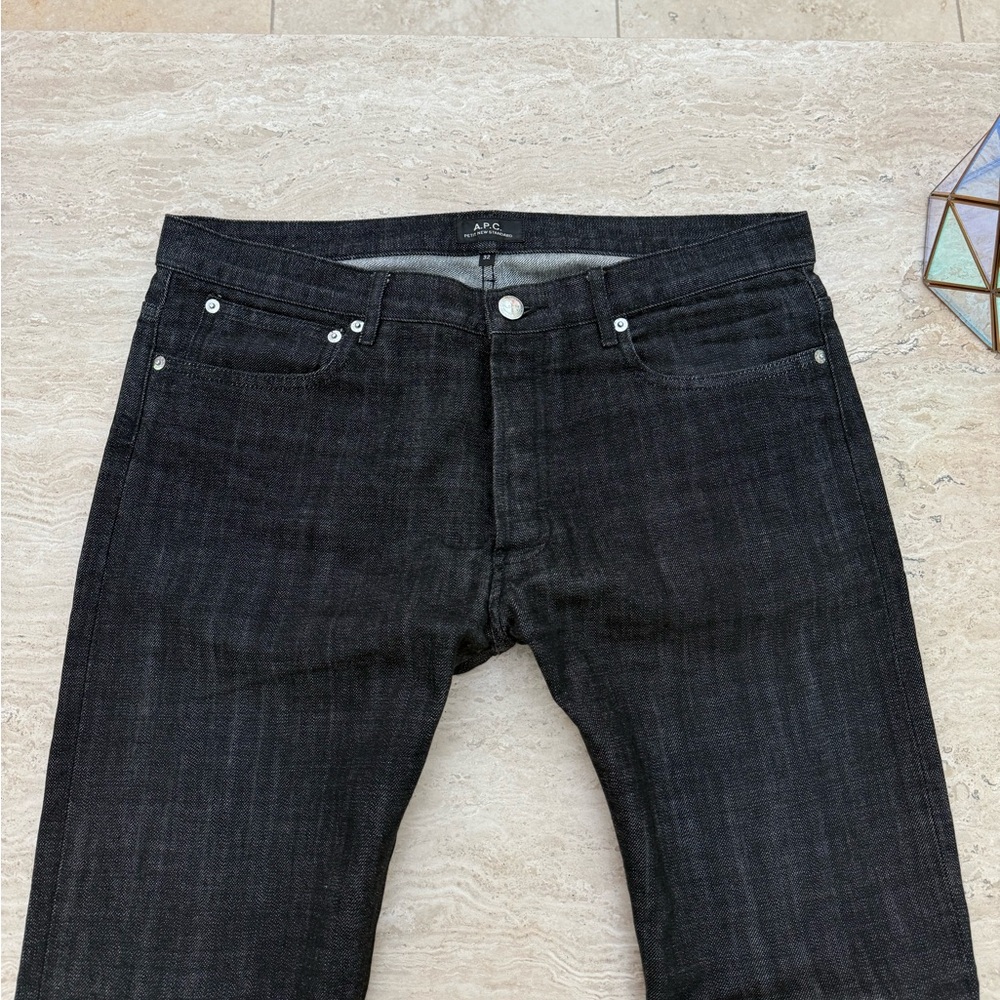 A.P.C. Black Petit New Standard Slim Jeans!
